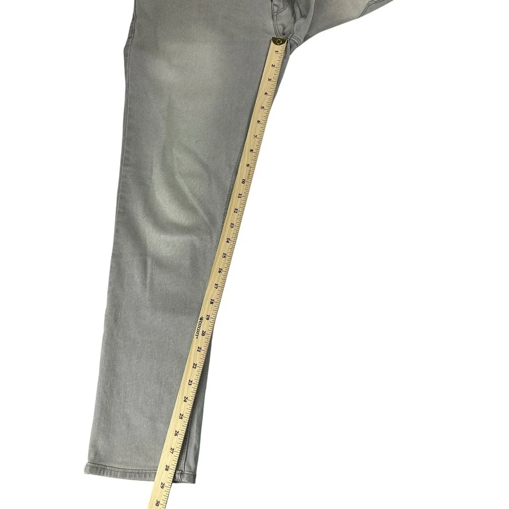 John Players‎ Skinny Jeans Mens 36 Light Grey Stretch Denim